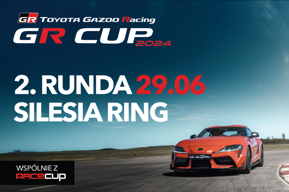 Informacje i zapisy do 2. rundy TOYOTA GR CUP - 29.06.2024 Silesia Ring